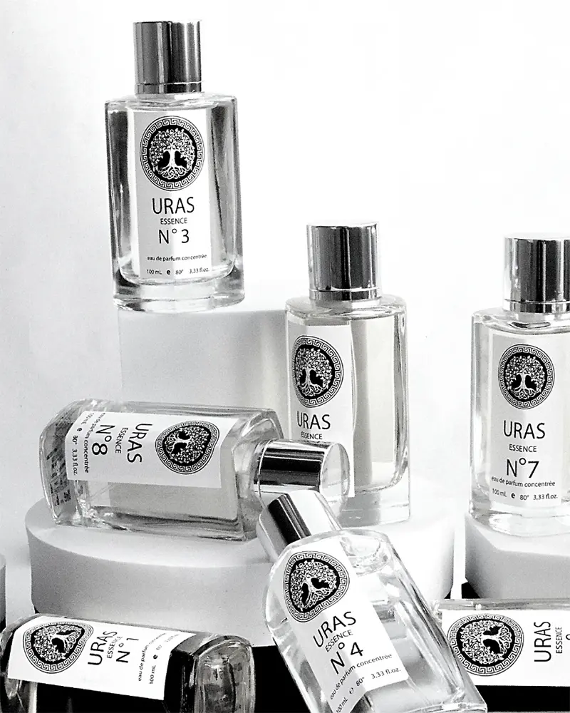 Perfumes nicho URAS, alta duración y calidad artesanal, elaborados en Milán