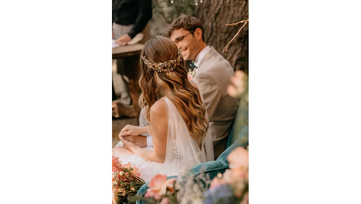 Tipos de tocado de novia bonitos, elegantes y originales